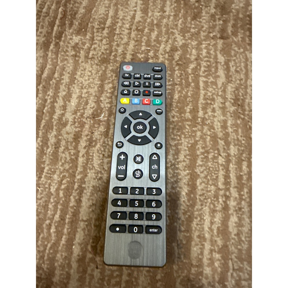 GE Universal‎ Remote Control TV DVD CBL AUX A B C D Tested